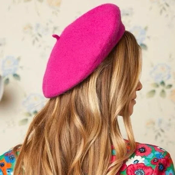 French Beret Ultra Basque Vibrant Genuine 100% Wool Czech Headwear - Picture 1 of 6